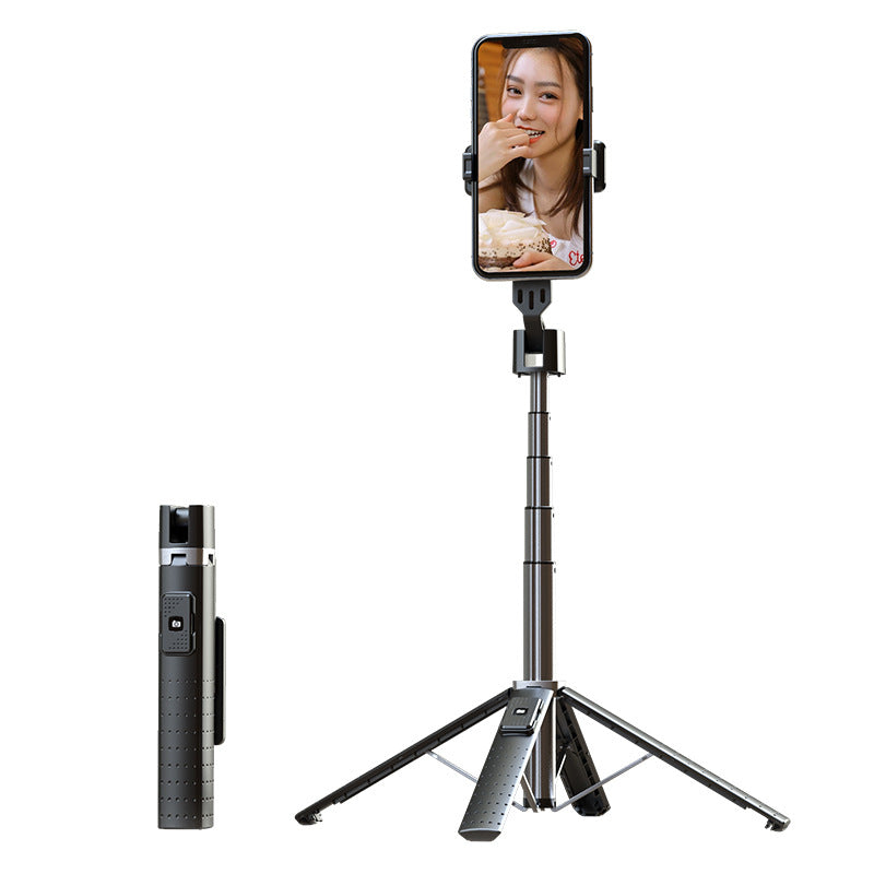 All-in-One Selfie Stick Tripod with LED Fill Light
