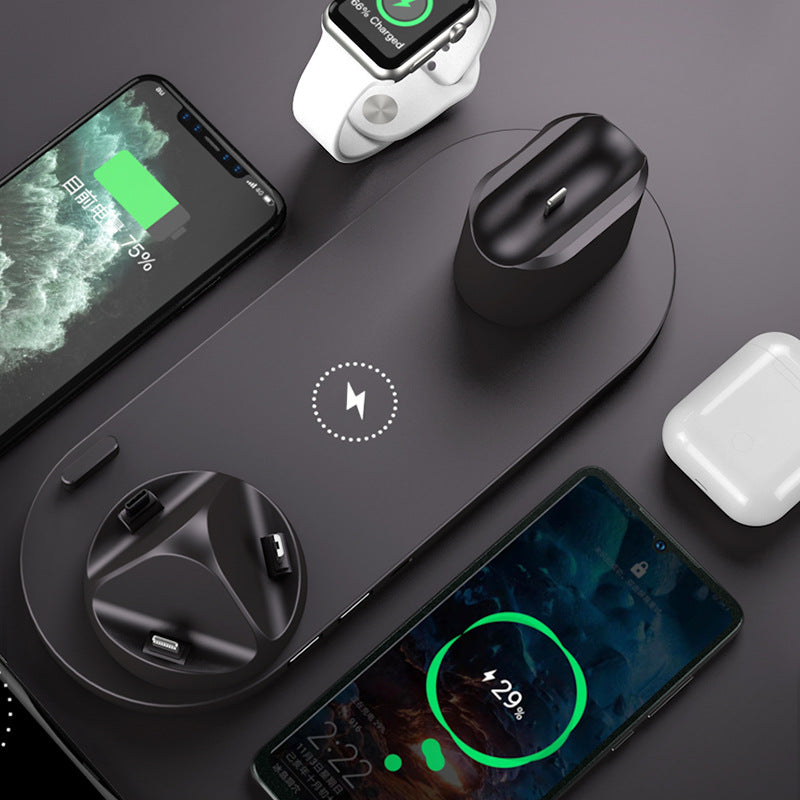 6-in-1 Fast Wireless Charger for iPhone, Apple Watch & AirPods