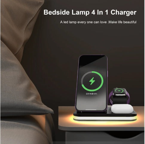 Universal wireless phone charger for desk and home use