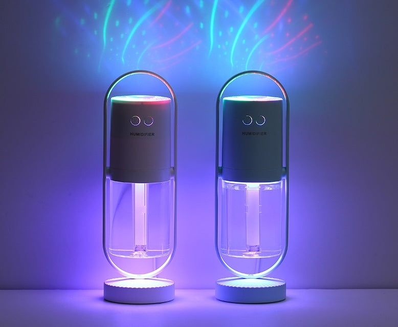 Magic Shadow USB Air Humidifier with LED Projection & Night Light