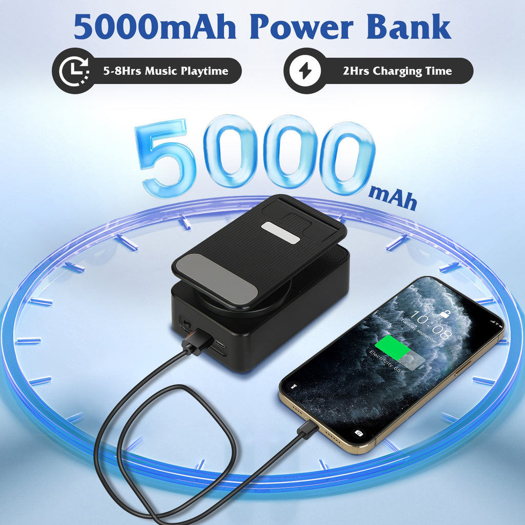 portable wireless speaker and charging station
