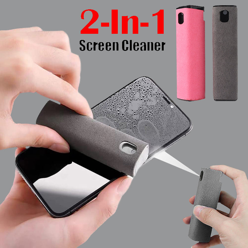 	portable phone and screen cleaner all in one set