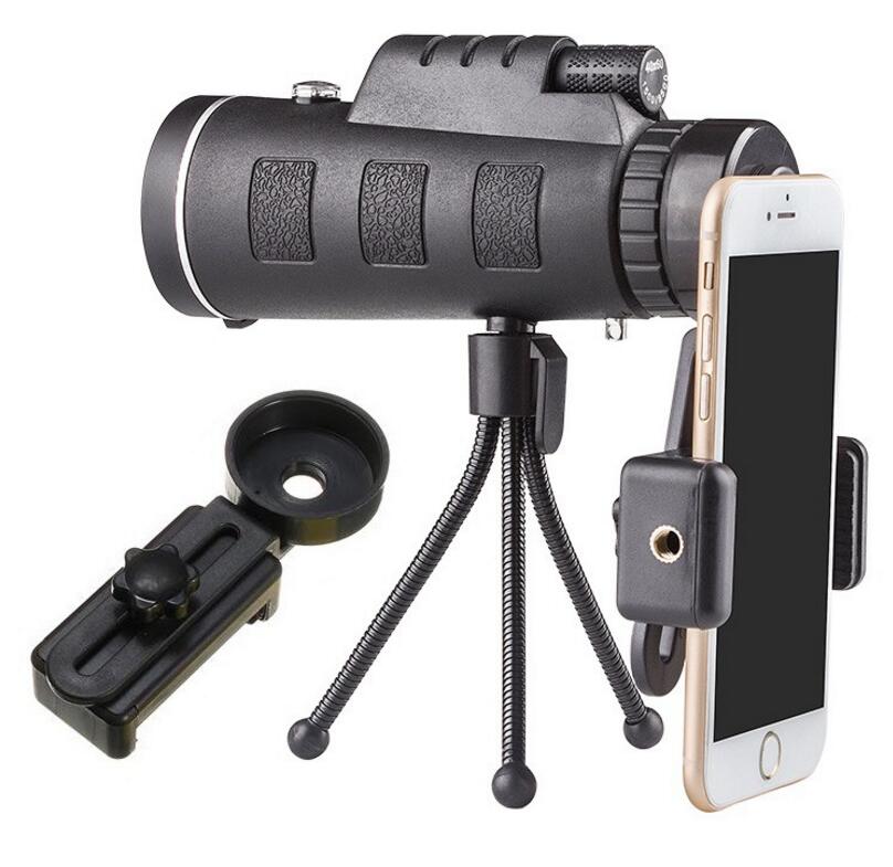 Explorer Pro 20–60x Monocular Telescope with Tripod & Phone Adapter