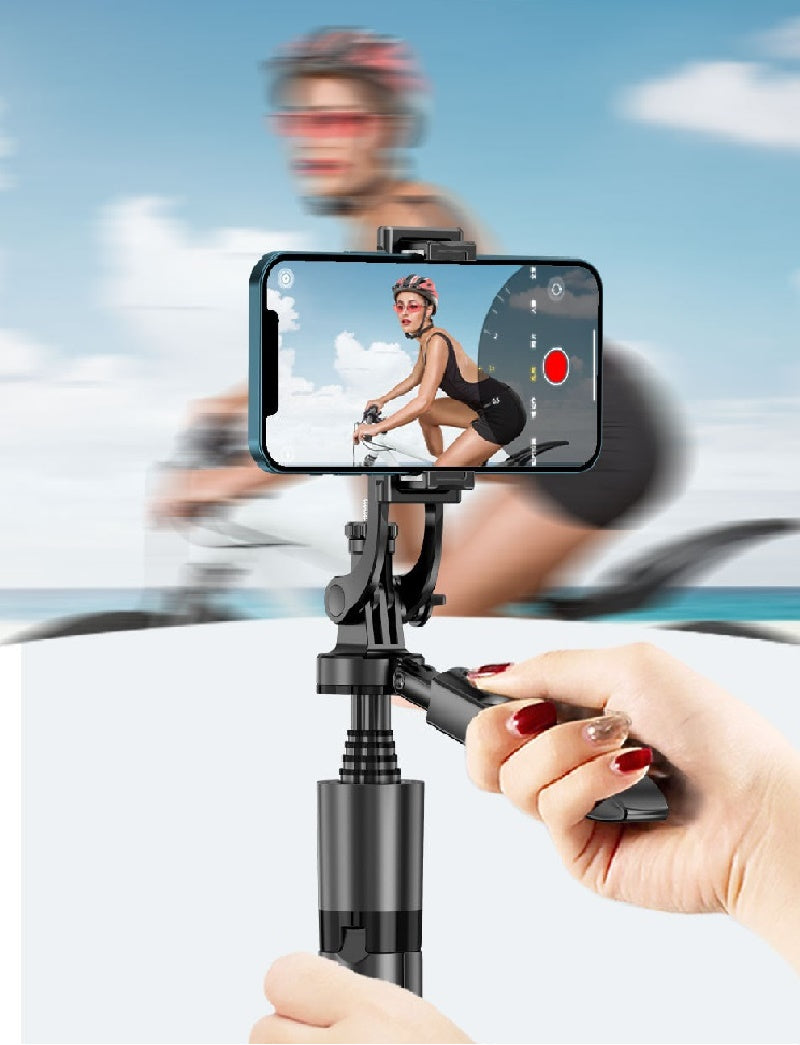 AI Auto Face Tracking Gimbal Phone Holder – 360° Smart Stabilizer Tripod