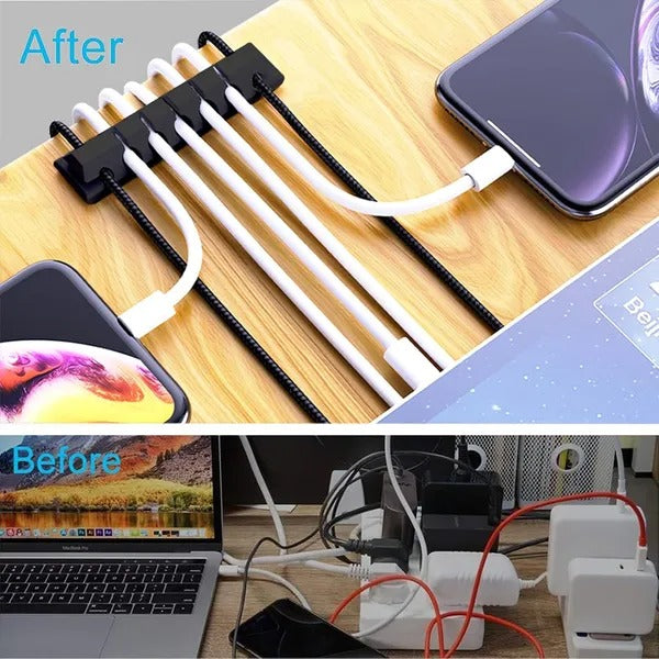 desk cable management solution for home and office