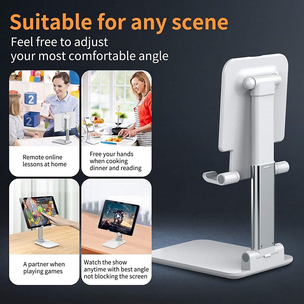 Foldable Desktop Cell & Tablet Stand – Mobile Phone Holder
