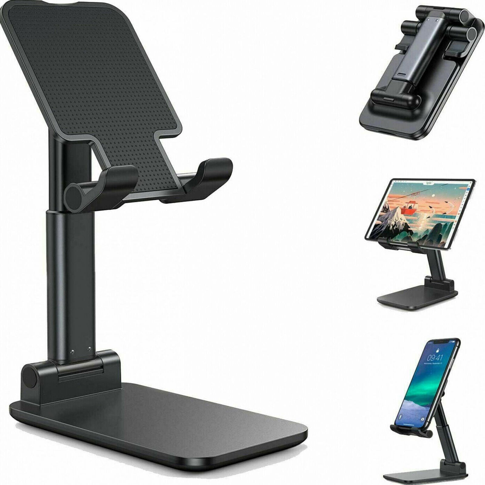 Foldable Desktop Cell & Tablet Stand – Mobile Phone Holder